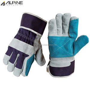 Gants de travail industriels en cuir de chèvre grainé de haute qualité, gants de rigueur canadiens élégants, pour le jardinage, le transport, anti-impact - Product Image 6