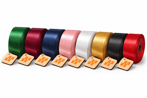 Cinta de Raso de Doble Cara de 25 mm, Lisa y Brillante, 100% Poliéster, Resistente al Encogimiento, Decorativa para Prendas, Envoltura de Regalos y Manualidades - Product Image 4