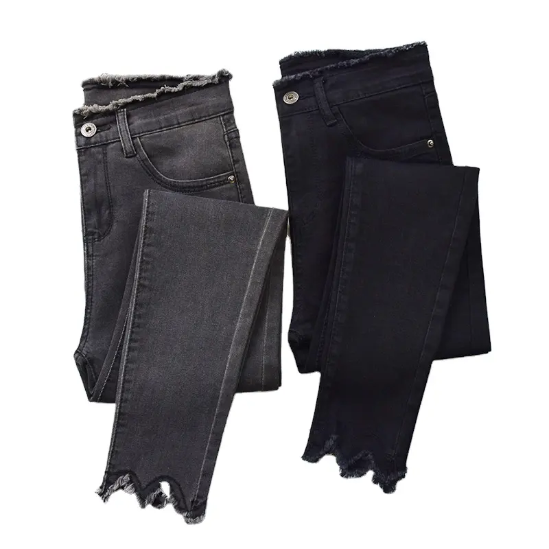 2022 Dames Mode Zomer Skinny Hoge Taille Gewassen Hot Pant Korte Jeans Broek Jeans Casual Stretchable Slim Denim Broek