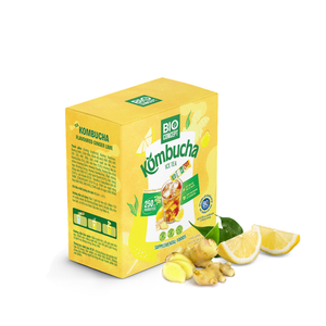 Produits du Vietnam : Kombucha instantané au gingembre et au citron, thé instantané, portion individuelle, petit emballage - Product Image 1
