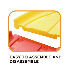 BALANCE <b>ROLLER</b> <b>COASTER</b> MULTI GAME HDPE PLASTIC HOME PLAYGROUND TOY KIDS SLIDE - Product Image 4