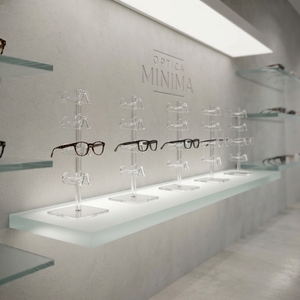 Customizable Thickness Clear Acrylic Sunglass <b>Display</b> Stand Modern Design Water Resistant for Easy Assembly Countertop - Product Image 6