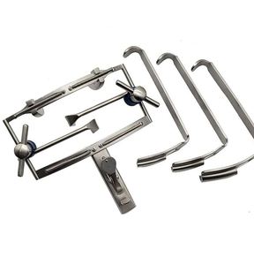 Écarteur buccal chirurgical Dingman avec 3 lames linguales et rétracteur de joue - Product Image 1
