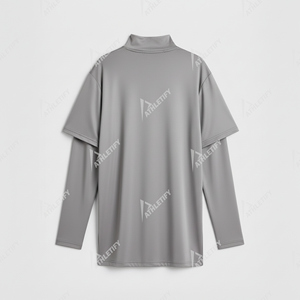 High Quality Modest Muslim Women's Activewear Shirt Drop Shoulder Design Thumbholes Breathable Quick Dry UPF50+ Eco-Friendly - Product Image 3