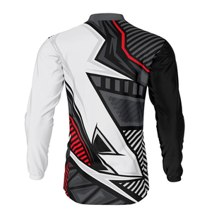 Maillots de motocross personnalisés tendance, grandes tailles, manches longues, imprimés, coupe-vent, respirants, anti-UV - Product Image 3