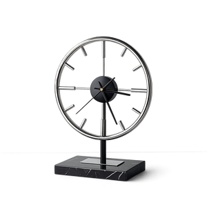 Kraft World TBI-85 Metal Marble Battery Operated Eco-Friendly Waterproof Sound Machine Alarm Projection Desk/<b>Table</b> <b>Clocks</b> - Product Image 6