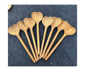 Vente en gros de cuillères à café en bois écologiques, cuillères à mélanger en bois naturel, cuillères à thé, cuillères à expresso, fournisseur - Product Image 1