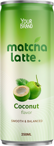Marque Blanche Latte au Matcha Aromatisé en Canette 250ml Caféiné Prêt à Boire Certifié Fabricant Vietnamien Échantillons Gratuits Divers - Product Image 3