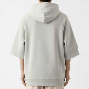 <b>Bulk</b> Oversized Hoodie Short Sleeve Custom Hoodie Manufacturer Factory Price - Product Image 2