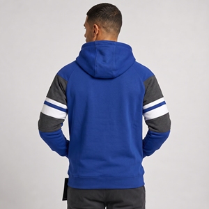 <b>Lightweight</b> Men Puff Printed <b>Hoodie</b> Warm Sweatshirt Classic Fit Drawstring Hood Front Pocket Everyday Outdoor Indoor Wear - Product Image 5