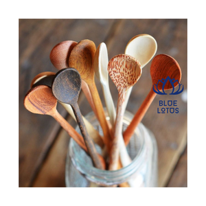 Cucharilla de Madera Vintage Ecológica de 5.8 Pulgadas, Apta para Lavavajillas, Ideal para Miel, Mermelada y Condimentos, Solo Lavar a Mano, Superventas al por Mayor - Product Image 1