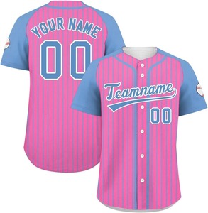 New Arrival Custom Size Short Sleeve Printed Breathable <b>Baseball</b> Jersey 100% Polyester Moisture Wicking Plus Size OEM Service - Product Image 2