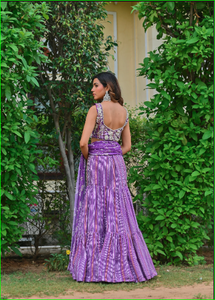Conjunto de Lehenga Rani Sa con Blusa, Hermosa Colección de Lehenga Choli Tradicional para Bodas, en Tendencia - Product Image 2