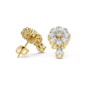 925 Sterling <b>Silver</b> Jewelry Woman Engagement Wedding Moissanite Diamond Fine Jewelry <b>Earrings</b> - Product Image 4