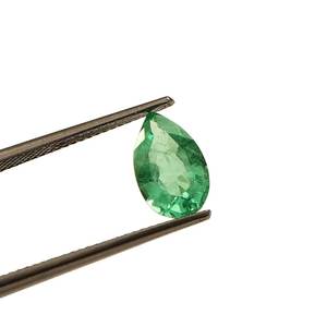 Pierre précieuse verte en forme de poire émeraude, pierre brute pour la fabrication de bijoux, fournisseur en gros ZUBEDA GEMS JEWELRY, évaluation par une tierce partie 20 - Product Image 3