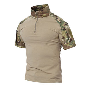 Chemise tactique à manches courtes pour homme, sport de plein air, randonnée, chasse, entraînement, haute élasticité, confortable, séchage rapide, respirante - Product Image 3