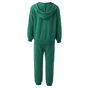 ชุดวอร์มเด็กผู้ชายแบบมีฮู้ด ผ้าฟลีซระบายอากาศได้ดี เป็นมิตรกับสิ่งแวดล้อม สำหรับฤดูหนาว ปี 2026 ขายส่ง สีพื้น แต่งซิป สามารถเลือกสีได้ - Product Image 6