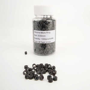 Hair <b>Extension</b> Links <b>Beads</b> Durable Aluminum Micro Rings for Professional Stylists - Product Image 2