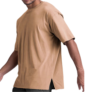 Oversized Loose 210gsm Promotional Advertising High Quality Custom <b>Men</b> <b>for</b> T <b>Shirt</b> Heat-Transfer Printed Logo 40% Cotton <b>Satin</b> - Product Image 1