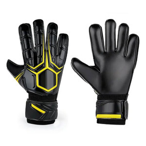 Guantes de Portero de Fútbol Profesionales de la Mejor Calidad, Personalizados, de Cuero, Cómodos, Antideslizantes, con Protección para los Dedos - Product Image 1