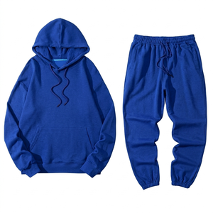 Custom <b>Men's</b> Pullover hoodie Set Fitness Gym Pant Jogging Tracksuit Winter Polyester/Cotton Hoodie <b>Jacket</b> - Product Image 1