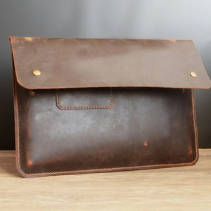 Funda Protectora para Portátil de Cuero Genuino, Multifuncional, Compacta, de 13 Pulgadas, Convertible, Impermeable, para Oficina, Personalizada de Fábrica - Product Image 6