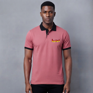 Polo décontracté de haute qualité en tissu tricoté, coupe ajustée, idéal pour le golf, avec logo brodé personnalisé, style streetwear, confortable et respirant - Product Image 5