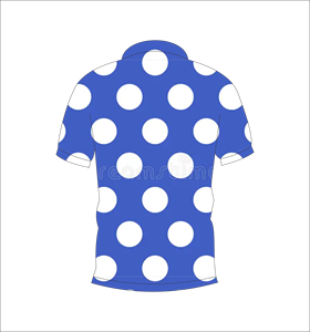 Camisa Polo para Hombre con Puntos Blancos y Azules, Sublimación Personalizada, Manga Corta, Verano, Casual, Transpirable, Ligera, para Golf - Product Image 5