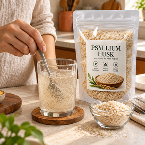 Peau de psyllium de haute pureté 98% |   Approvisionnement en vrac de fibres végétales pour les formules nutritionnelles et la fabrication alimentaire - Approvisionnement pour le marché mondial - Product Image 2