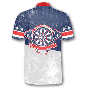 Camisetas Polo de Dardos Personalizadas de Alta Calidad para Hombre y Mujer, Nombre Personalizado, Sublimación 3D, Uniformes para Clubes y Equipos - Product Image 3