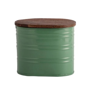Wholesale Handcrafted <b>Stackable</b> Metal Kitchen Canister Set | Tea Coffee Sugar <b>Storage</b> <b>Containers</b> | Portable Vintage Pantry - Product Image 2