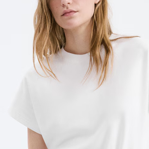 Oversized Design Women Tee Shirt Ladies Relaxed Fit Cotton T Shirt Soft Fabric Trendy And Stylish Design Crew Neck Short Sleeves - Product Image 2
