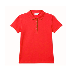 Polo femme anti-plis à col bloc en mélange de coton, manches amples, pour l'été, personnalisable avec logo, également disponible pour homme - Product Image 2