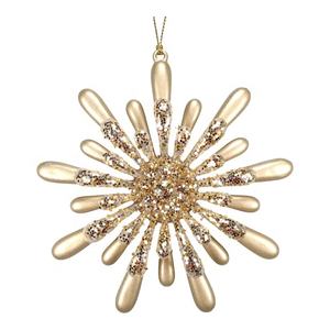 Décoration de Noël et du Nouvel An populaire, peinture dorée antique, arc en acrylique, fleurs, feuilles de houx, couronne de Noël, panneau de vœux, ornement - Product Image 3