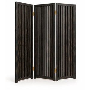 Paravent en laiton artisanal Shou-Sugi-Ban, design traditionnel, écologique et durable, pour usage extérieur |   Aqudus Saleem - Product Image 1