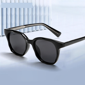 LMAMBA 2554 Fashion Trend Retro Polarized Shade Designer Custom Logo Classic Unisex TR90 Round Frame Women <b>Sunglasses</b> 2025 - Product Image 3