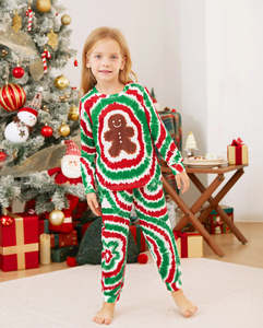Conjunto Deportivo Familiar Navideño de Invierno, Personalizado, con Diseño Sólido, Ecológico, Ligero y Cómodo - Product Image 2
