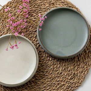 Assiette à sushi Mino Ware 170 - Fabriquée au Japon - Assiette à dîner en porcelaine - Product Image 1