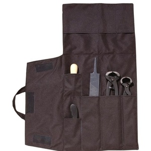 Bolsa y kit de herramientas profesional para herradores con herraduras de acero inoxidable y madera - Product Image 1