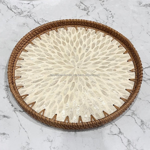 ถาดไม้สำหรับเสิร์ฟทำมือถาดไม้ไม่ซ้ำใครสำหรับบริการขายส่งจากอินเดีย - Product Image 3