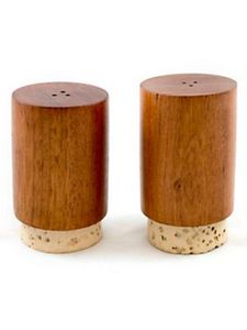 Ensemble de salières et poivrières rondes en bois pour la cuisine domestique, rangement des assaisonnements, avec un look rustique élégant - Product Image 5