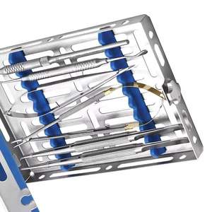 ชุดเครื่องมือผ่าตัดฝังรากฟันเทียมระดับมืออาชีพ พร้อมกล่องฆ่าเชื้อ เครื่องมือสแตนเลส ชุดผ่าตัดช่องปากครบชุด - Product Image 4