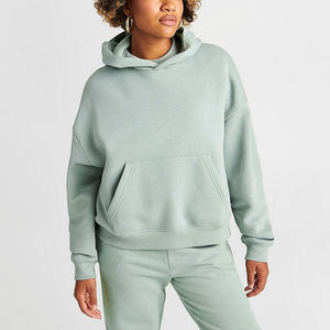Sudadera con Capucha Premium para Mujer, Gruesa, Holgada, Deportiva de Invierno, con Logotipo Personalizado Bordado, Felpa Francesa de Algodón - Product Image 3