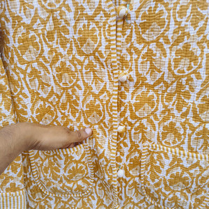 Manteau Bohème en Velours Brodé à Motifs Floraux, Col Mandarin, Manches Longues, Grande Taille, Vêtement d'Extérieur pour Femme, Collection Automne - Product Image 5