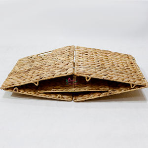 Cesta de almacenamiento de algas marinas tejidas con jacinto de agua de Artex Dong Thap Factory para despensa y cocina - Product Image 2