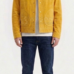 เสื้อแจ็คเก็ตหนังแท้น้ำหนักเบา สไตล์ลำลอง สำหรับผู้ชาย เหมาะกับกิจกรรมกลางแจ้งและสวมใส่ในชีวิตประจำวัน แห้งเร็ว ระบายอากาศได้ดี สำหรับฤดูหนาว - Product Image 4