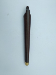 Pipe à herbe Dokha en bois faite à la main, forme naturelle sculptée, imitation antique, objet de collection - Product Image 5