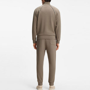 Conjunto Deportivo de Invierno para Hombre, de Alta Calidad, 100% Algodón, Estampado, Transpirable, Ligero, Informal, OEM, Sudadera con Capucha de Manga Larga, Diseño Sólido - Product Image 3