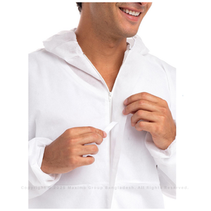 Bangladesh Type 5/6 combinaisons imperméable à capuche jetable costume respirant microporeux SF Film vêtements de sécurité industrielle avec quantité minimale de commande - Product Image 6