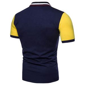 Polo personalizado de manga corta para hombre Camiseta 100% algodón transpirable Anti-Shrink Golf microfibra impreso transpirable polos - Product Image 2